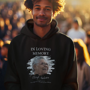 Veste À Capuche Dans la mémoire aimante   Photo Mémorial T-Shirt