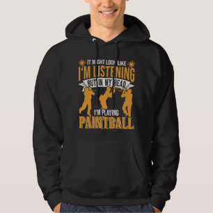 Veste À Capuche Dans Ma Tête Jouer Au Paintball