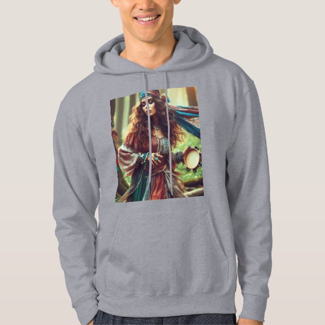 VESTE À CAPUCHE DANSANT GITAN (Devant)