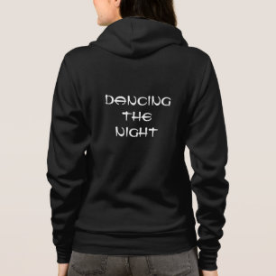 Veste À Capuche Danse La Nuit Raffiné Blanc Enveloppement Minimal