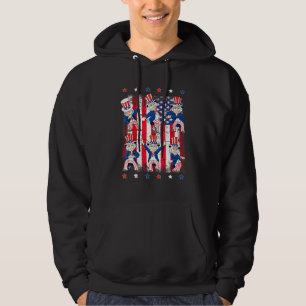 Veste À Capuche Danser Dabbing Oncle Sam 4 juillet Garçons Filles 