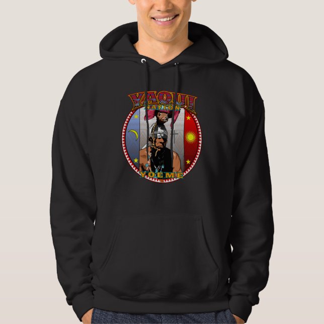 Veste À Capuche danseur de cerfs communs de nation de yaqui hoody (Devant)