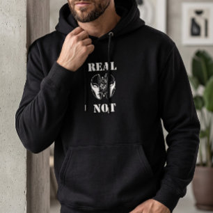 Veste À Capuche Dark Americana VRAIMENT PAS Masque Minimaliste