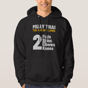 Veste À Capuche De 8 Membres Muay Thai 2 Poings Shins Elbows Knee