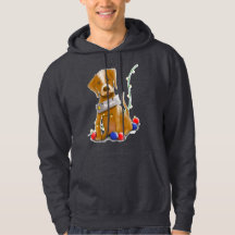 DE/GB T-shirt à capuche de Noël chien / Christmas 