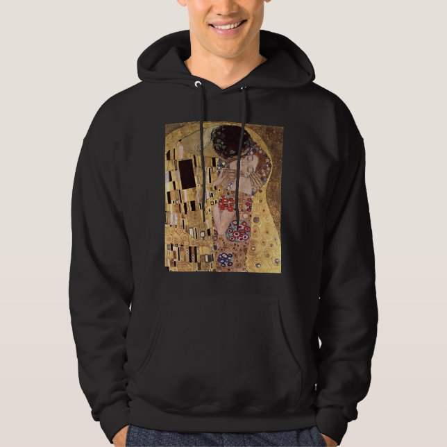 Veste À Capuche ~ de Gustav Klimt le baiser (Devant)