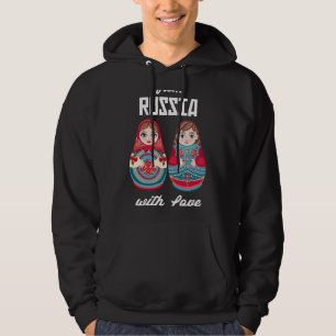 Veste À Capuche De Russie avec amour Matryoshka Souvenir Nesting