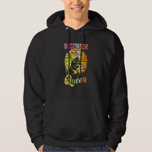 Veste À Capuche Décembre Reine femme noire Afro cheveux naturels A