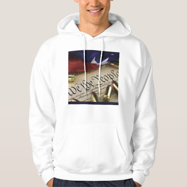 Veste À Capuche Déclaration d'indépendance (Devant)