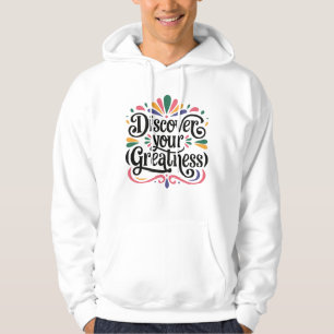 Veste À Capuche Découvrez Votre Grandeur Art - Vibrations Positive