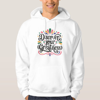 Veste À Capuche Découvrez Votre Grandeur Art - Vibrations Positive