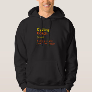 Veste À Capuche Définition de l'entraîneur de cyclisme Humour de