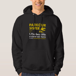 Veste À Capuche Définition de sœur traceur Parkour