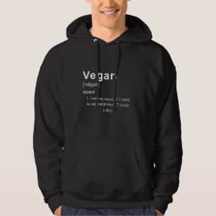 Veste À Capuche Définition de Vegan FAQ Vegeterian Explications