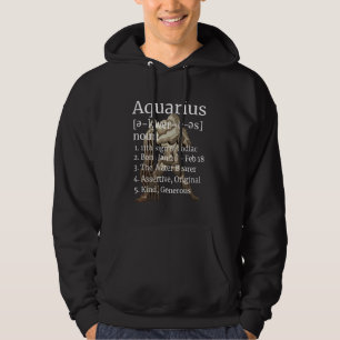 Veste À Capuche Définition du Verseau Signe du zodiaque Horoscope