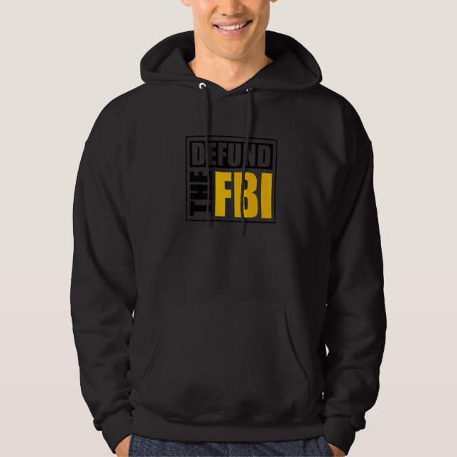 Veste À Capuche Defund the FBI  1 (Devant)