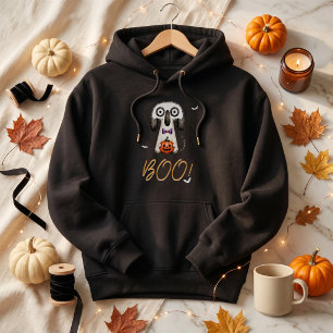 Veste À Capuche Déguisement fantôme mignon Halloween à capuche BOO