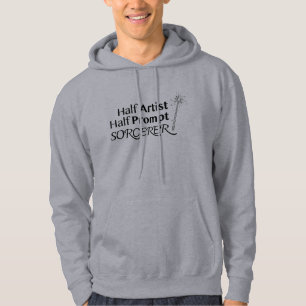 Veste À Capuche Demi-artiste moitié-invite sorcier