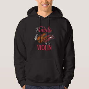 Veste À Capuche Des filles cool jouant de l'instrument de musique