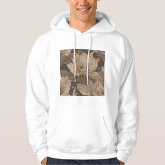 Veste À Capuche Des fleurs d'indigo mourantes à côté du chemin ver
