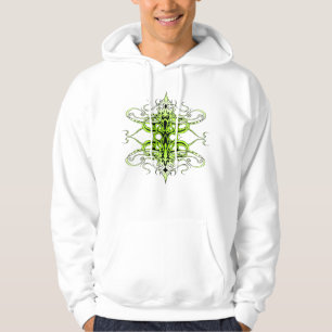 Veste À Capuche Design de tatouage Tribal Personnalisé Vert