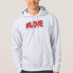 Veste À Capuche Design d'expression mignon "#LOVE". T-shirt Achete