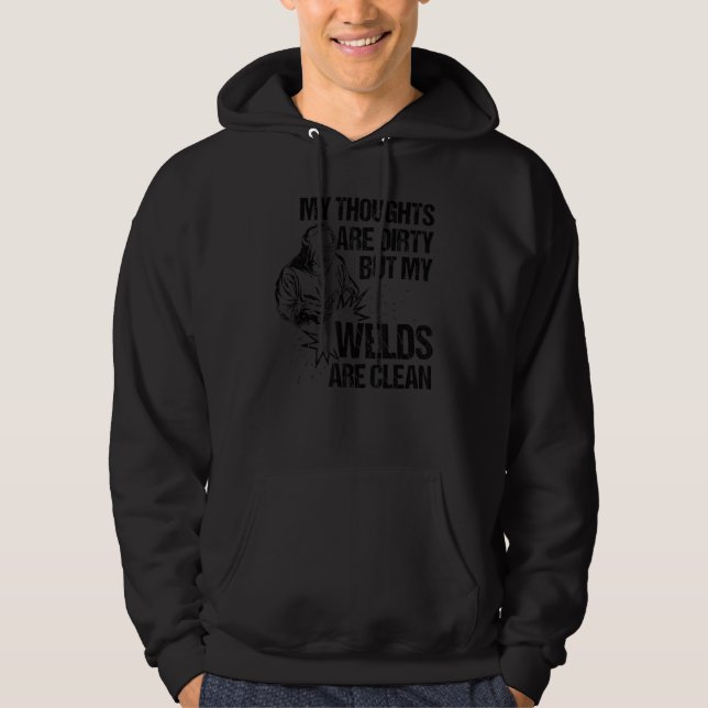 Veste À Capuche Designs De Soudage Pour Hommes Papa Métal Ouvriers (Devant)