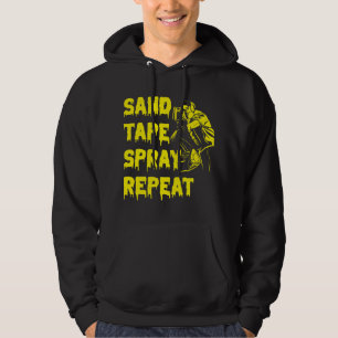 Veste À Capuche Détail de voiture de peinture de carrosserie de sa