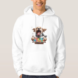 Veste À Capuche "Détendez-vous, c'est l'hiver ! Enseigne de chien
