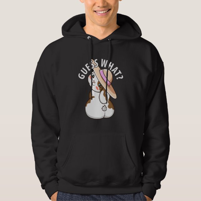 Veste À Capuche Devinez Quel Joli Petit Cul de Lapin ! Femmes (Devant)