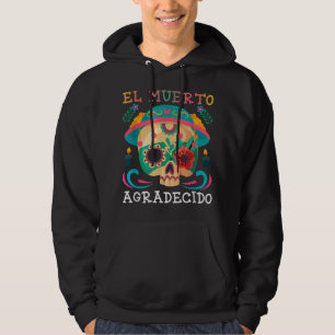 Veste À Capuche Dia De Los Muertos Chemise Mexicaine Calavera Jour