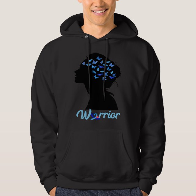 Veste À Capuche Diabetes Awareness Diabetic Warrior T1D Diabetic S (Devant)