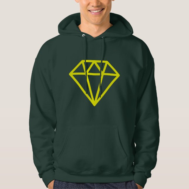 Veste À Capuche Diamant simple (Devant)