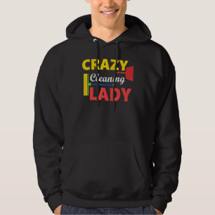 Veste À Capuche Dingue Nettoyage Lady Ménagères Nettoyage Dames