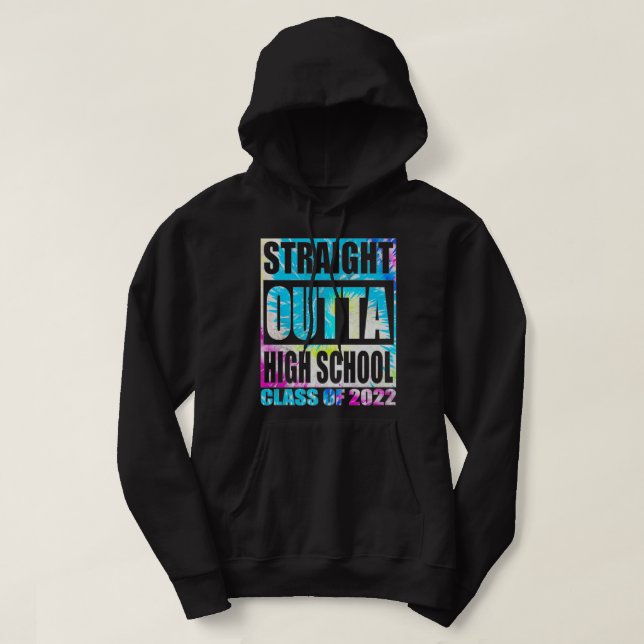 Veste À Capuche  Diplôme Supérieur Clôturant Les Clas Du Lycée (Design devant)