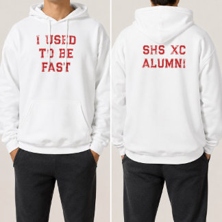 Veste À Capuche Diplômés de Cross Country Drôle J'étais rapide aut
