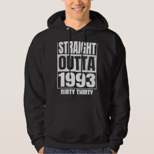 Veste À Capuche Direct Outta 1993 30e anniversaire Trente sale Vin