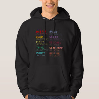 Veste À Capuche Dirigeants noirs inspirants de l'histoire