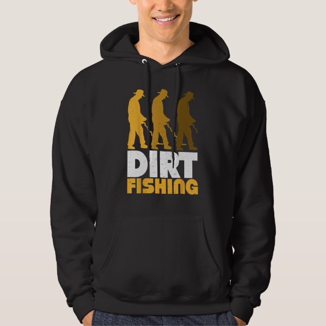 Veste À Capuche Dirt Fishing Metal Detector Searching For Treasure (Devant)