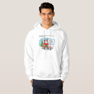 Veste À Capuche Dites au sweatshirt à capuchon Père Noël