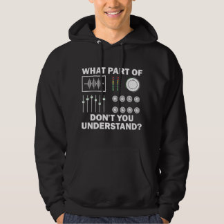 Veste À Capuche DJ drôle pour hommes femmes ingénieur du son disc-