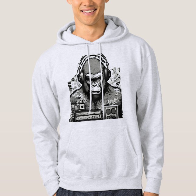 Veste À Capuche Dj Gorilla (Devant)