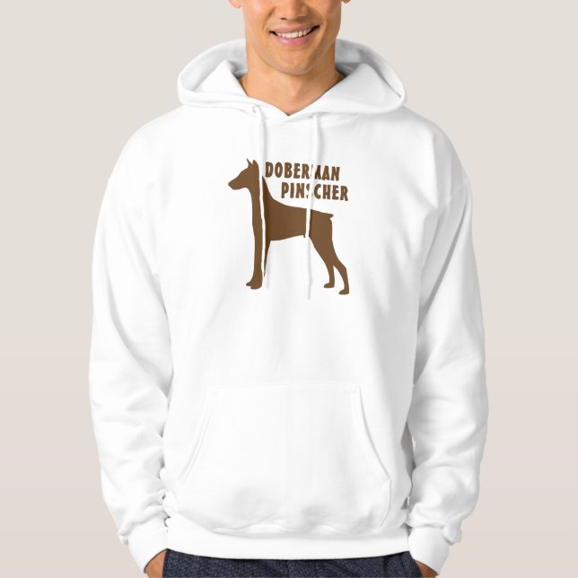 Veste À Capuche Doberman Pinscher (Devant)