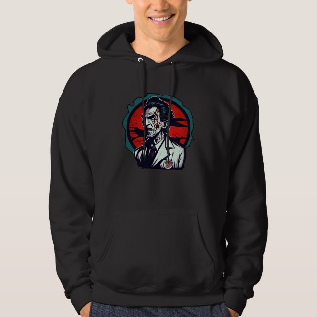 Veste À Capuche Doctor Horror Nightmare Scary Terrifying Halloween (Devant)