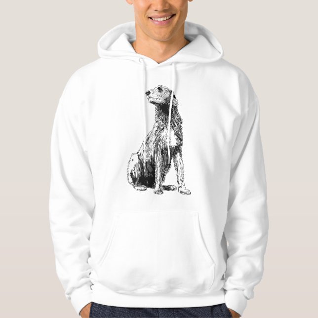 Veste À Capuche Dog Irish Wolfhound (Devant)