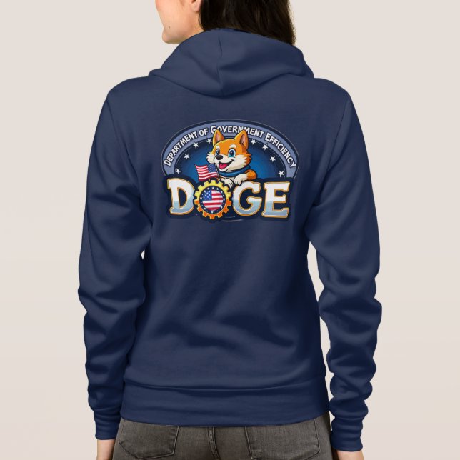 Veste À Capuche DOGE Département de l'efficacité gouvernementale F (Dos)