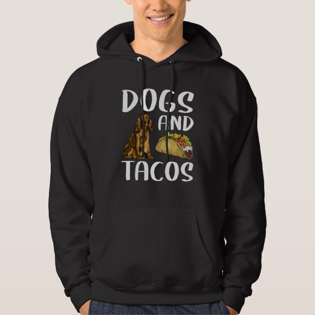 Veste À Capuche Dogs And Tacos Cocker Spaniel Mexican Food (Devant)