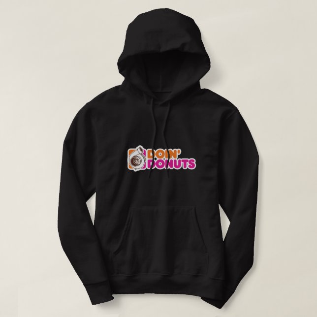 Veste À Capuche Doin' Donuts - Drôle Racing & Drift Car Enthousias (Design devant)