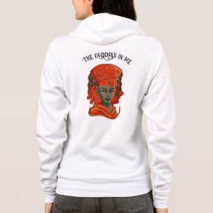 Veste À Capuche Donner du pouvoir à la déesse Art spirituel Force
