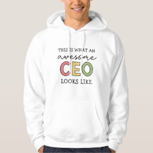 Veste À Capuche Dons amusants pour le PDG Awesome PDG Cadeaux Bo